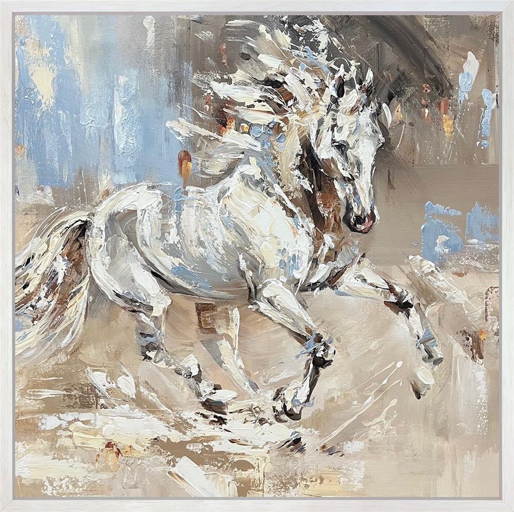 Anna Cher - 'Golden Echo' - Framed Original Artwork