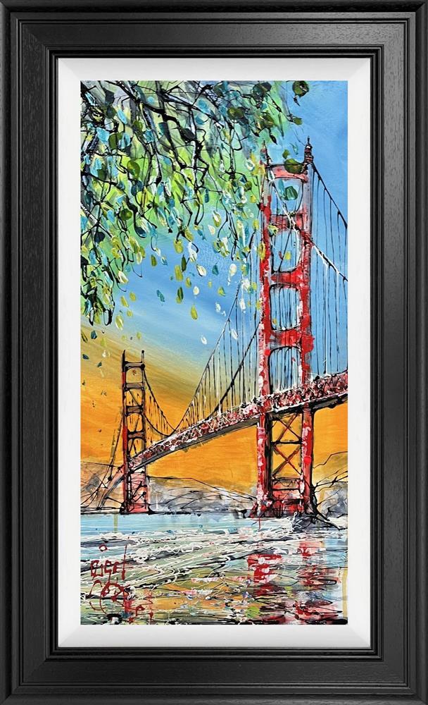 Nigel Cooke - 'Golden Gate' - Framed Original Artwork