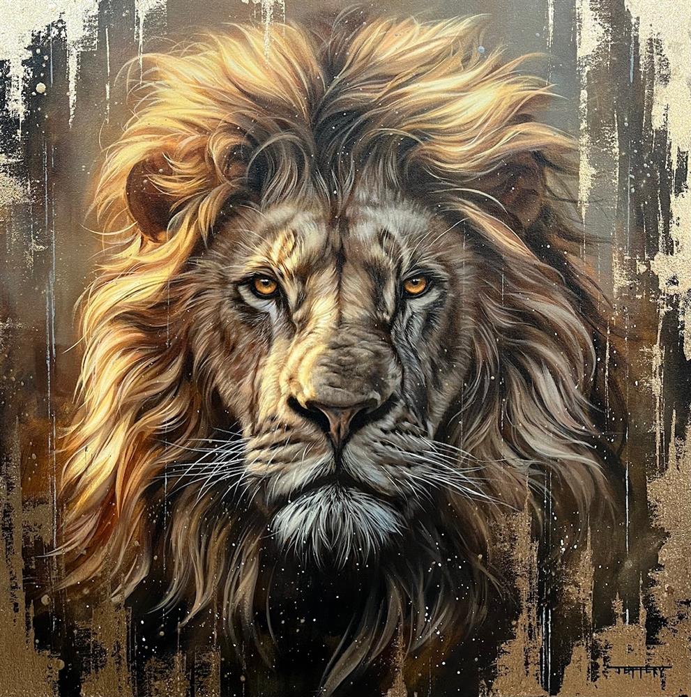 Ben Jeffery - 'Golden Guardian' - Framed Original Art