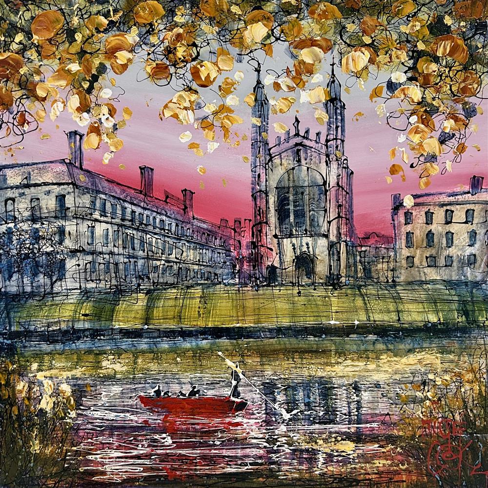 Nigel Cooke - 'Golden Haze Over Kings' - Framed Original Artwork