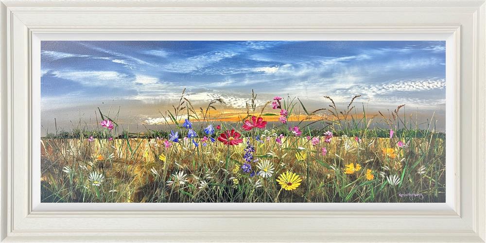 Kimberley Harris - 'Golden Haze And Wild Days' - Framed Original Art