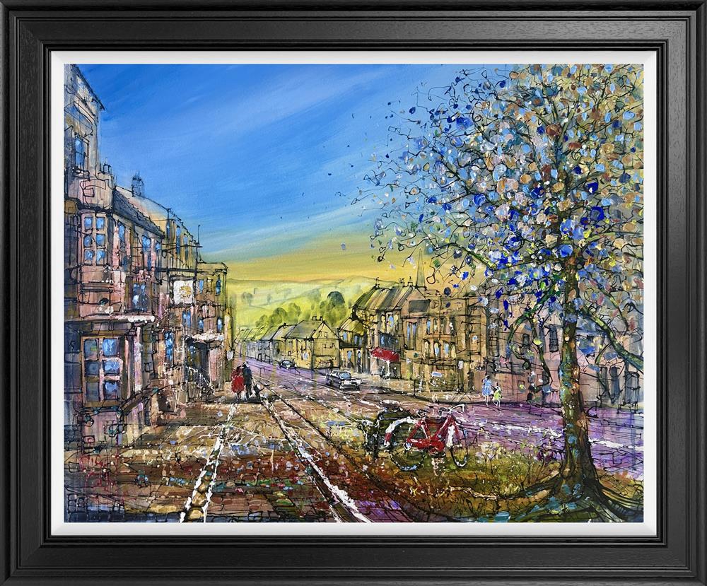 Nigel Cooke - 'Golden Hour In Burford' - Framed Original Artwork