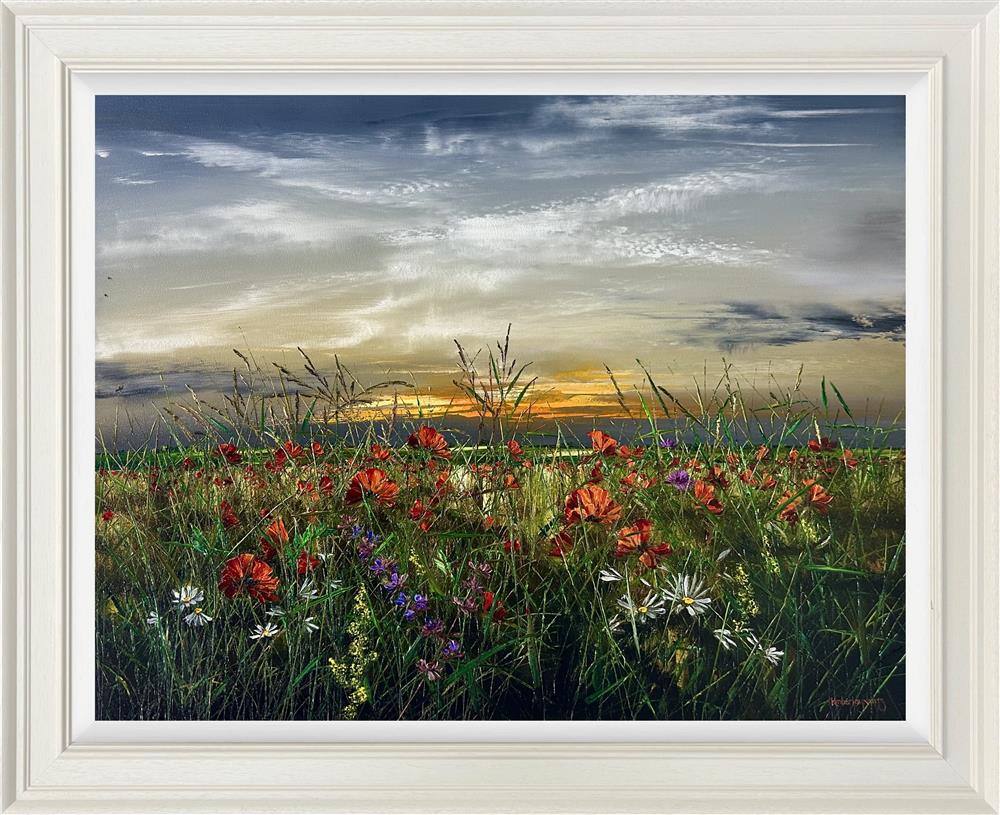 Kimberley Harris - 'Golden Hour's Gift' - Framed Original Art