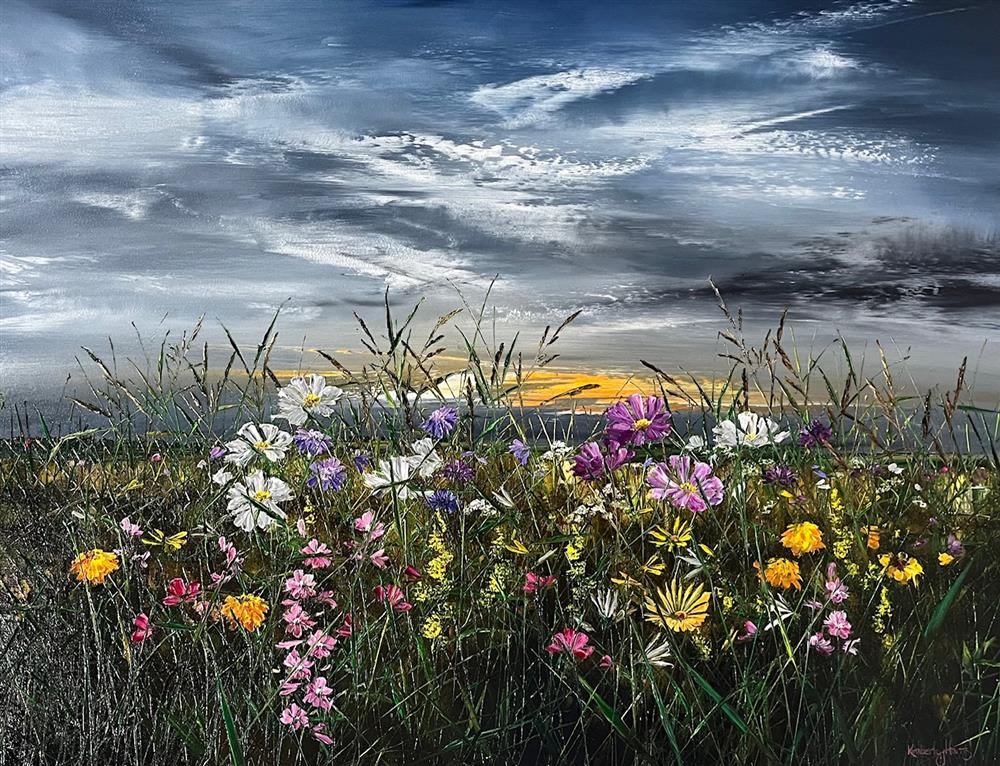 Kimberley Harris - 'Golden Light In June' - Framed Original Artwork