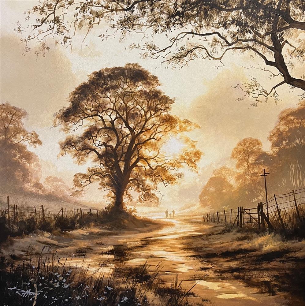 Roffway - 'Golden Lights' - Framed Original Art