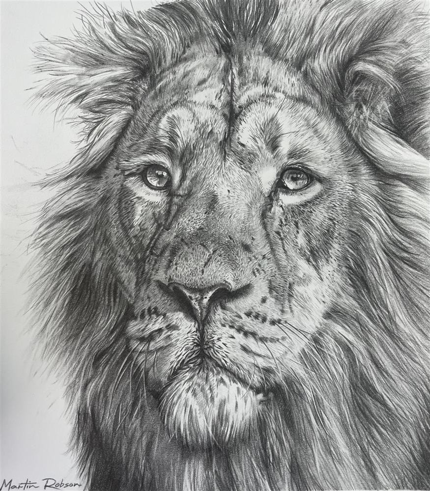 Martin Robson - 'Golden Majesty - Study' - Framed Original Art