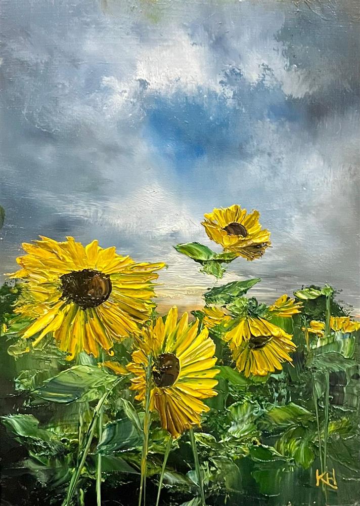 Kimberley Harris - 'Golden Silence' - Framed Original Artwork