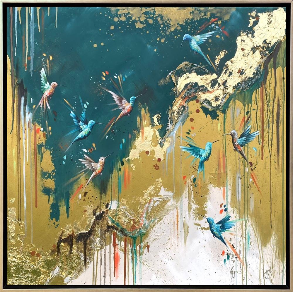 Mellisuga- 'Golden' - Framed Original Artwork