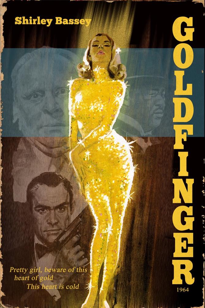 Linda Charles - 'Goldfinger- Diamond Dust' - Framed Original Artwork