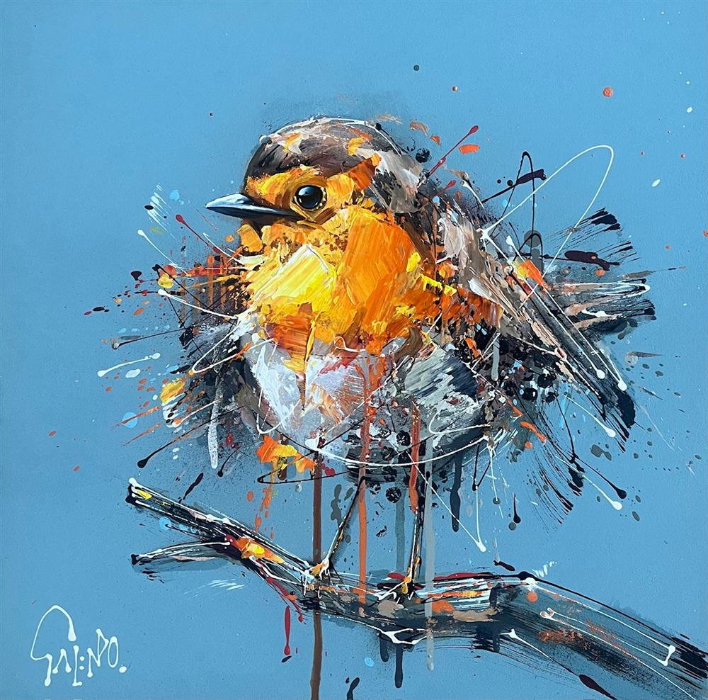 Joe Galindo - 'Goldie' - Framed Original Artwork