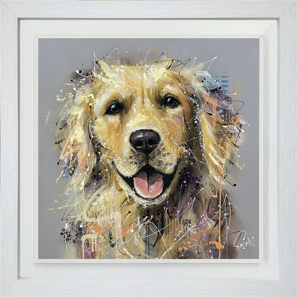Joe Galindo - 'Goldie' - Framed Original Artwork