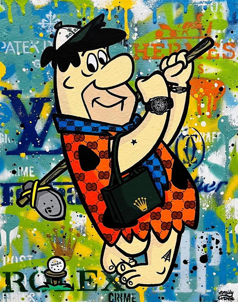 Emily Crook - 'Golf Day' - Framed Original Artwork