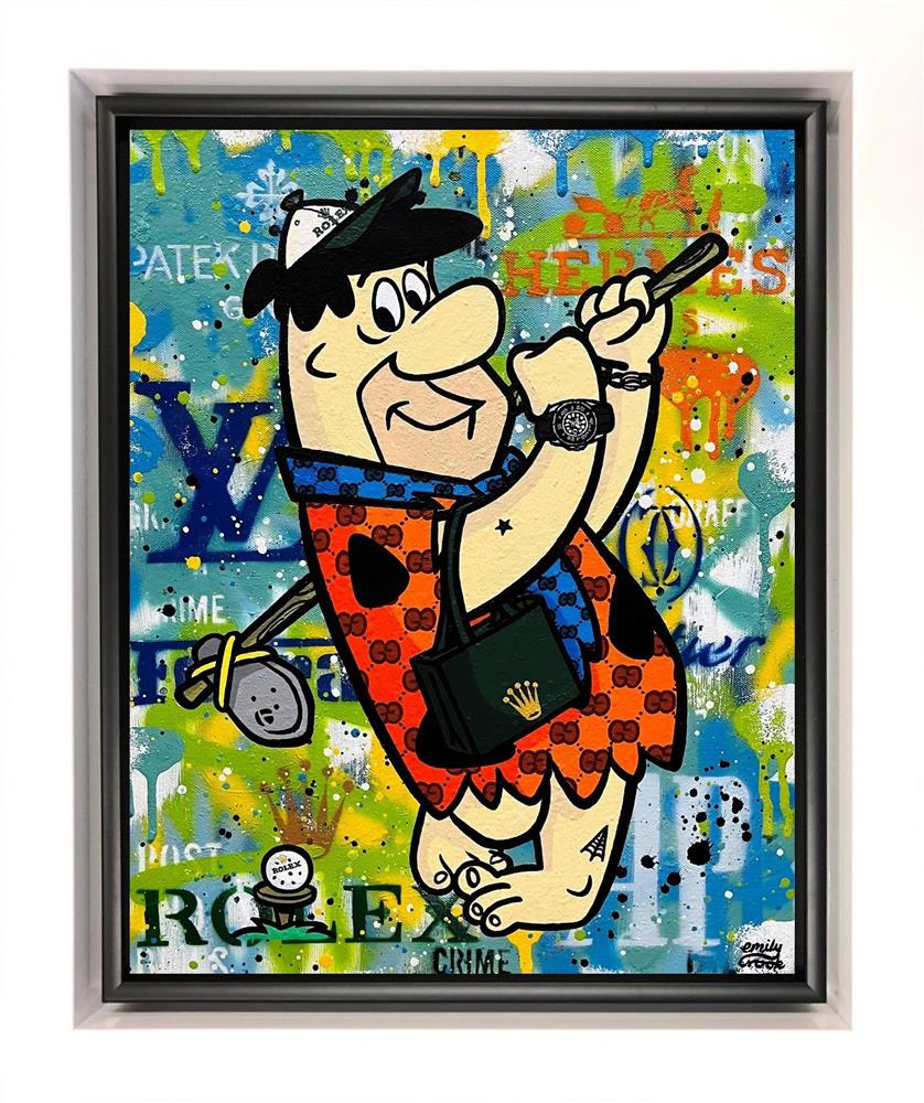 Emily Crook - 'Golf Day' - Framed Original Artwork