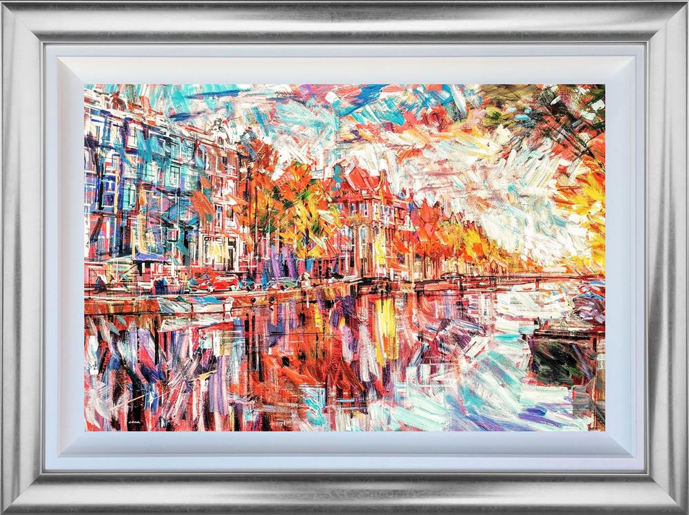 Colin Brown - 'Good Morning Amsterdam' - Framed Original Art