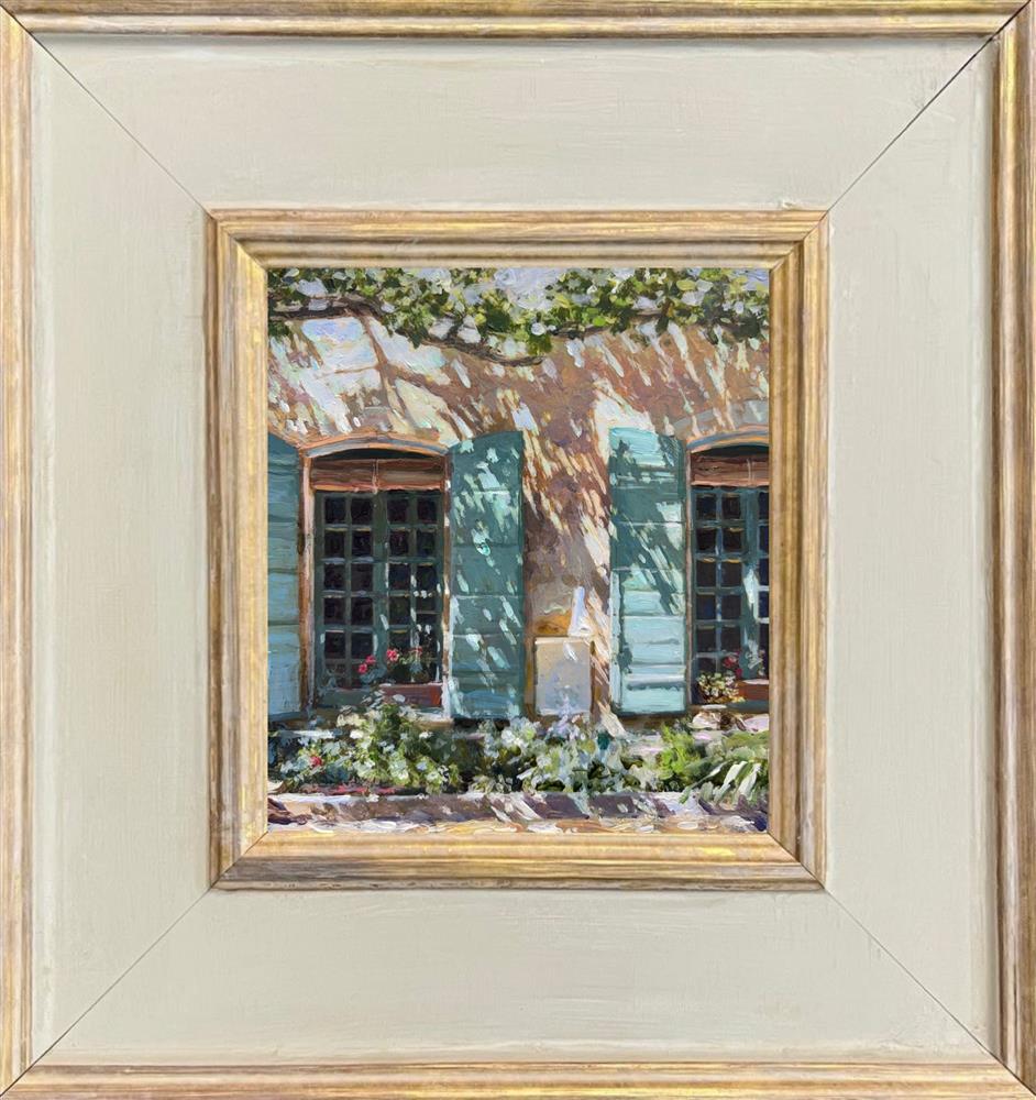 Rachele Dryden-Smith - 'Grapevine Shadows I' - Framed Original Artwork