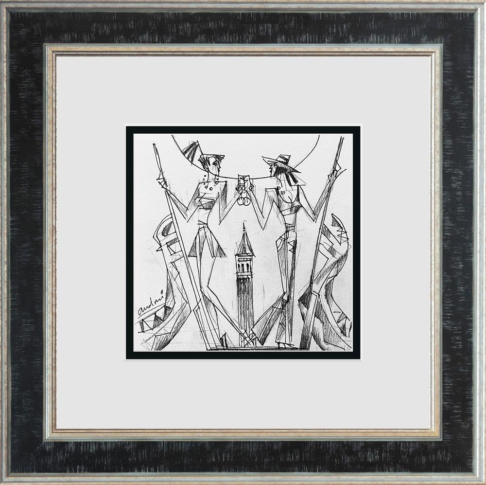 Andrei Protsouk - 'Great Ride - Study' - Framed Original Art