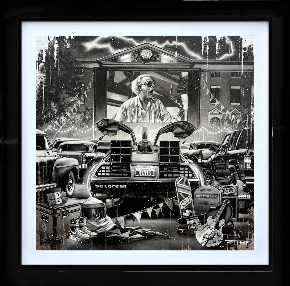 Ben Jeffery - 'Great Scott! - Movie Night' - Framed Original Art