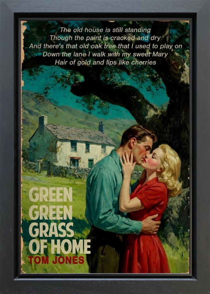 Linda Charles - 'Green Green Grass' - Framed Original Artwork