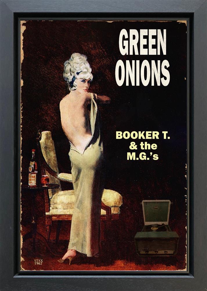 Linda Charles - 'Green Onions' - Framed Original Artwork