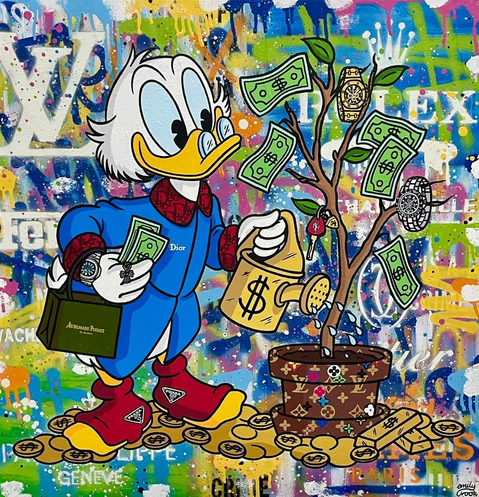 Emily Crook - 'Growing Wealth' - Framed Original Artwork