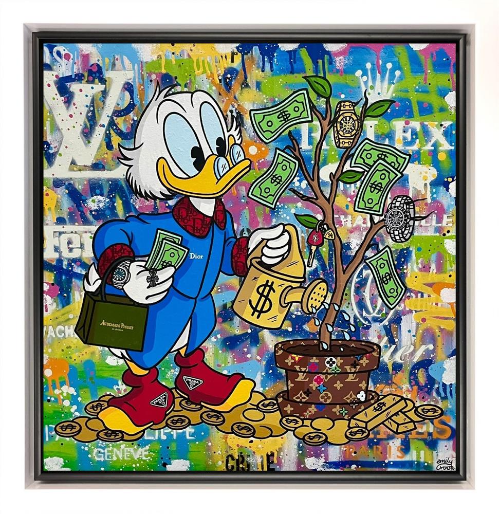 Emily Crook - 'Growing Wealth' - Framed Original Artwork