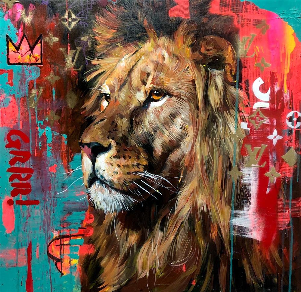 Zinsky - 'GrrR!' - Framed Original Artwork