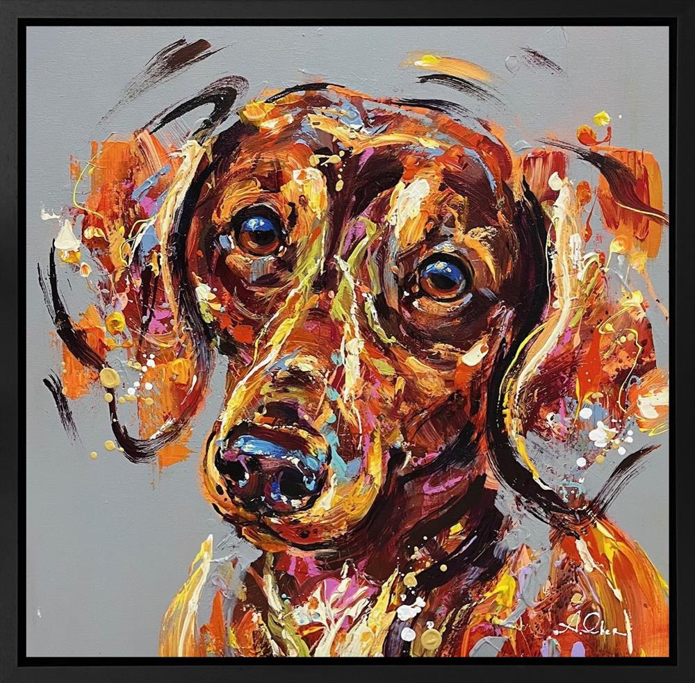 Anna Cher - 'Guardian Of My Heart' - Framed Original Artwork