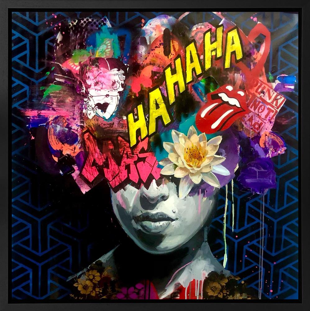 Zinsky - 'HaHaHa' - Framed Original Artwork