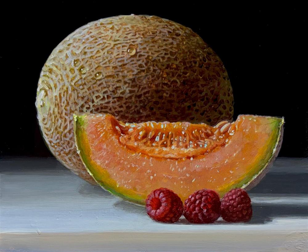 Tony Owens - 'Half Cut Melon' - Framed Original Artwork