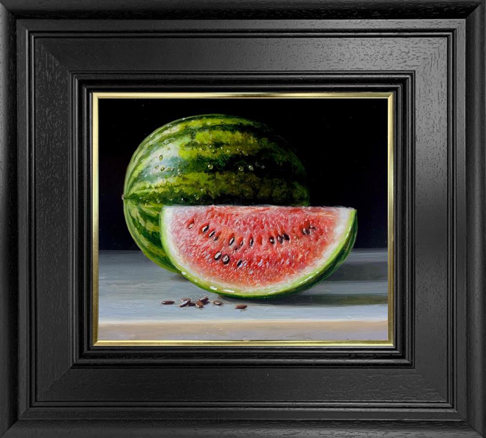 Tony Owens - 'Half Cut Watermelon' - Framed Original Artwork