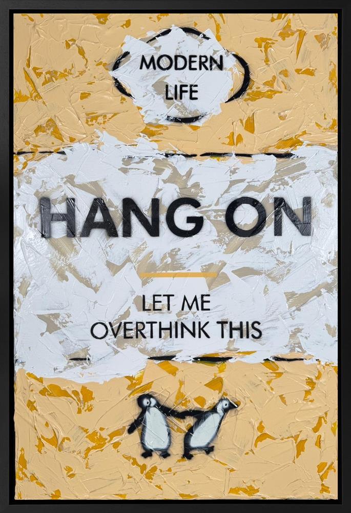 Hue Folk - 'Hang On' - Framed Original Artwork