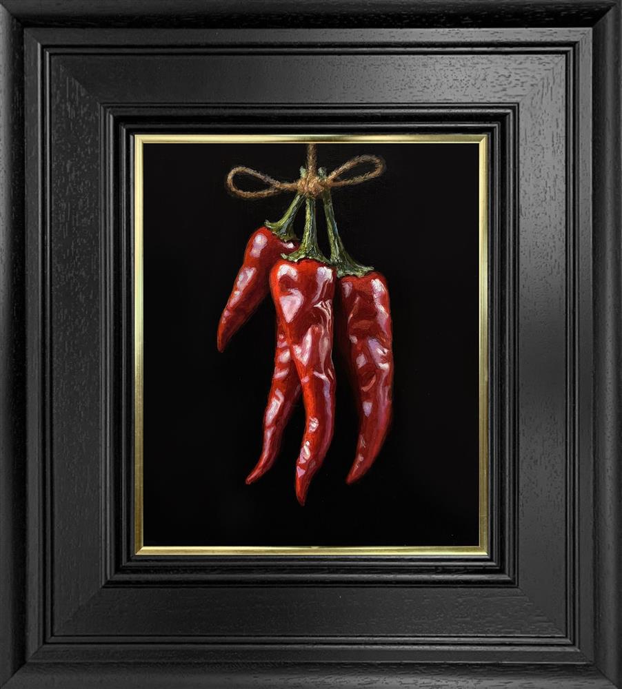 Tony Owens - 'Hanging Chillies' - Framed Original Artwork