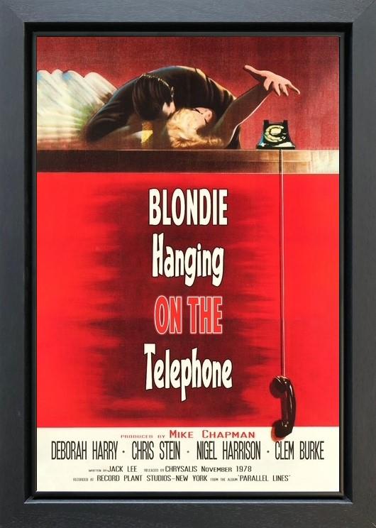Linda Charles - 'Hanging On The Phone' - Framed Original Artwork