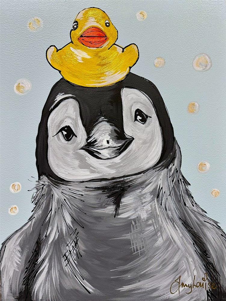 Amy Louise - 'Happy Feet' - Framed Original Artwork