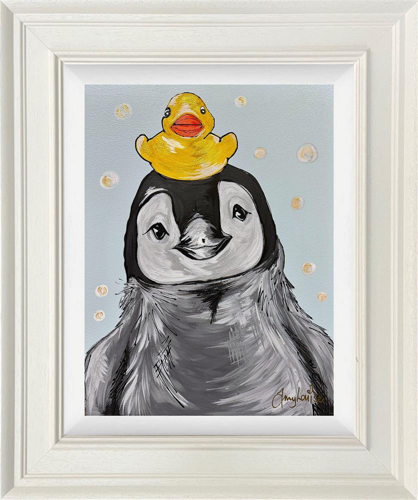 Amy Louise - 'Happy Feet' - Framed Original Artwork