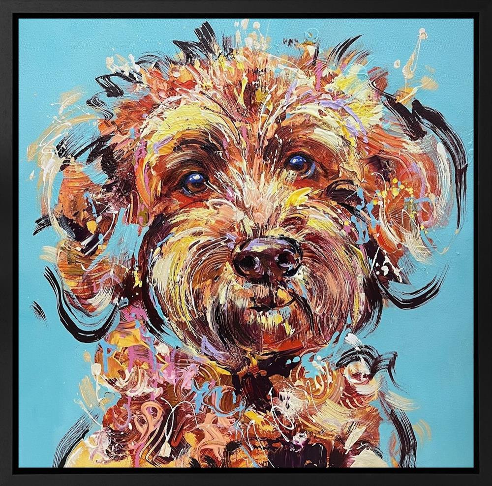 Anna Cher - 'Happy Soul' - Framed Original Artwork