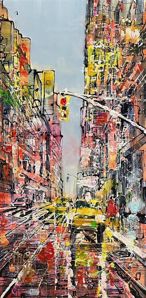 Nigel Cooke - 'Heading Downtown' - Framed Original Artwork