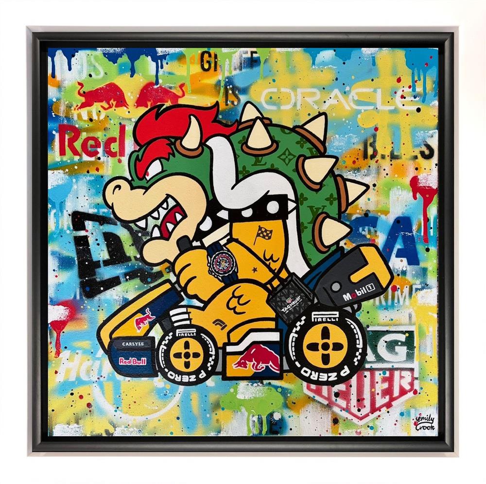 Emily Crook - 'Heading For First Place' - Framed Original Artwork