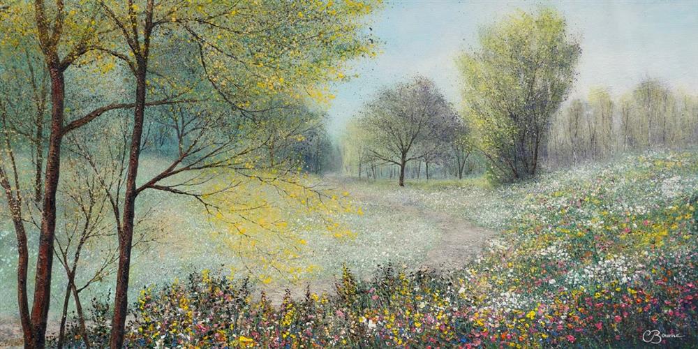 Chris Bourne - 'Heady Summer Daze' - Framed Original Art