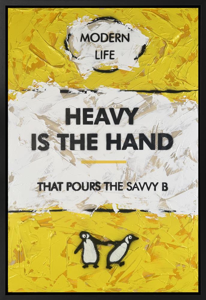 Hue Folk - 'Heavy Is The Hand' - Framed Original Artwork