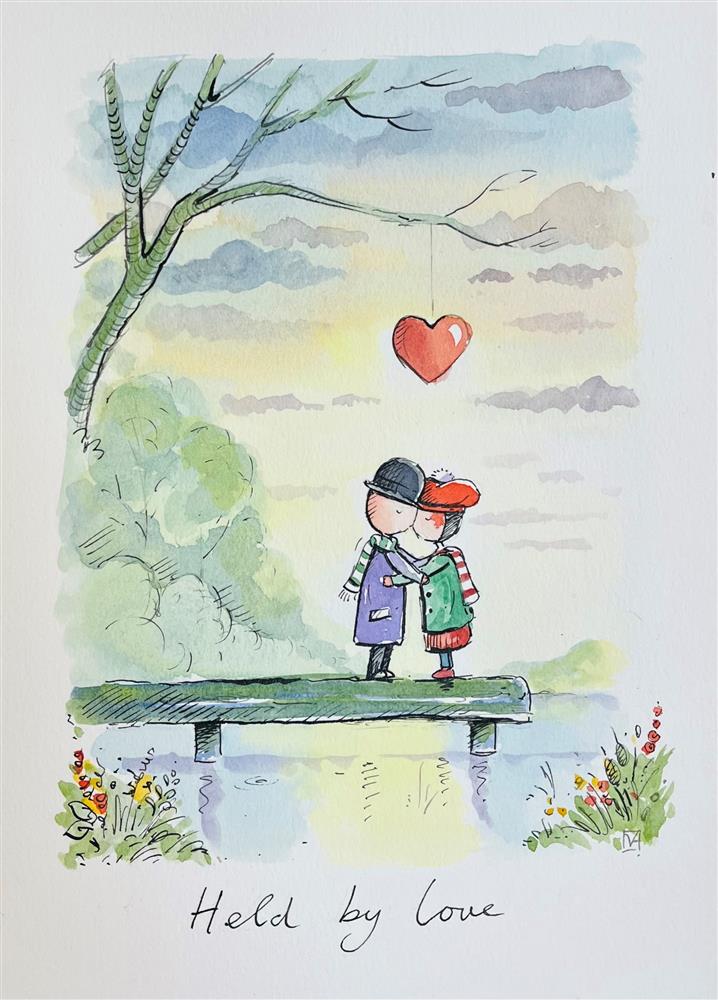 Michael Abrams - 'Held By Love' - Sketch - Framed Original Artwork