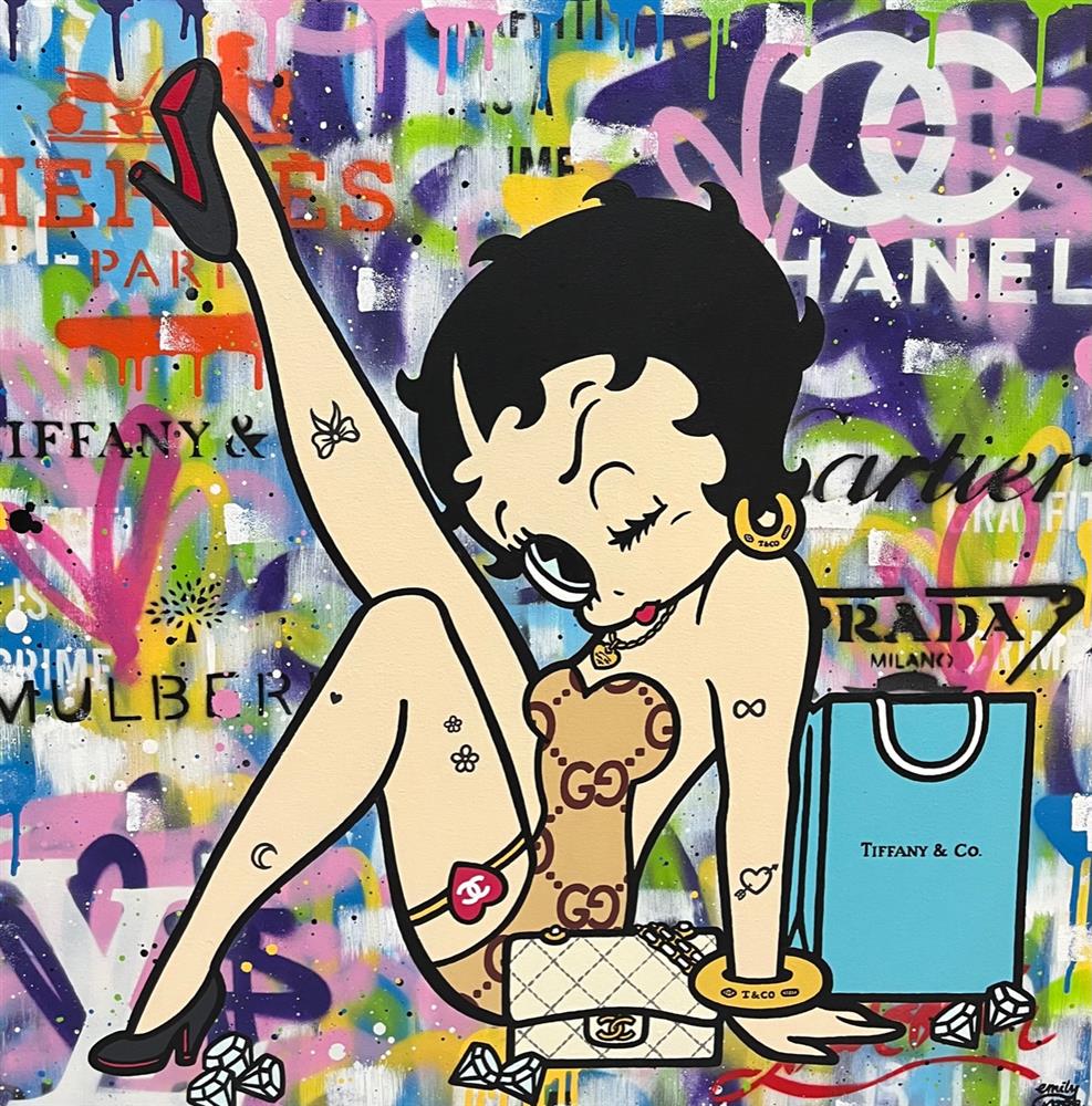 Emily Crook - 'Hello Betty' - Framed Original Art