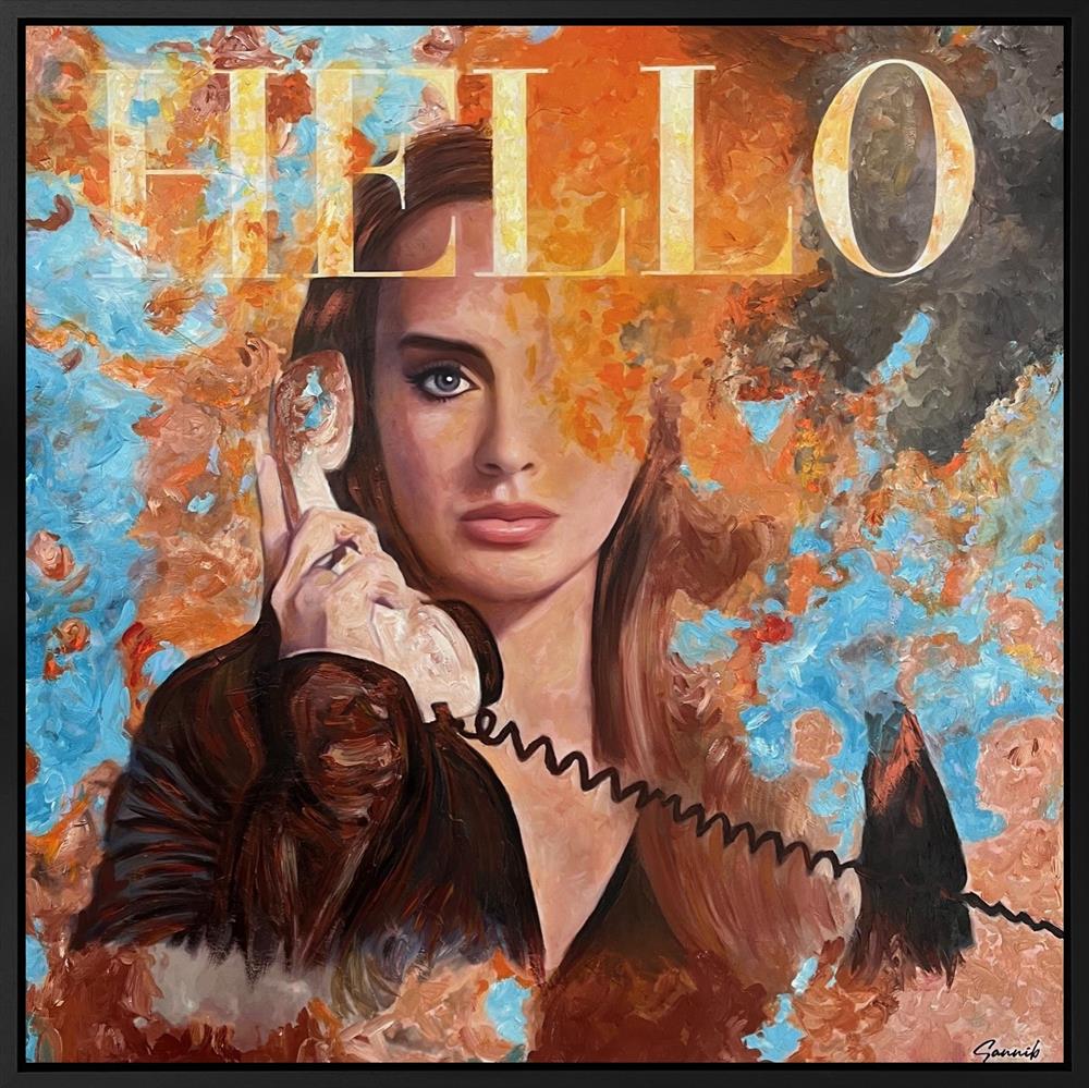 Sannib - 'Hello' - Framed Original Art