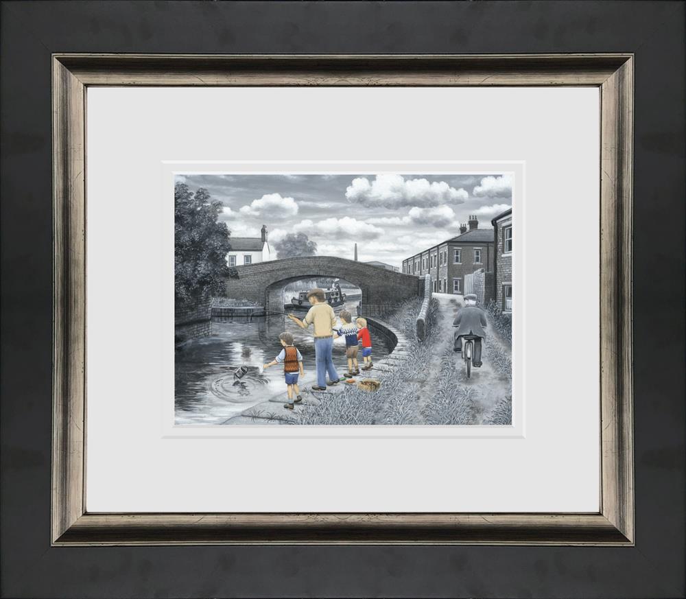 Leigh Lambert - 'Here We Go Lads' - Paper Artist Proof - Framed Limited Edition