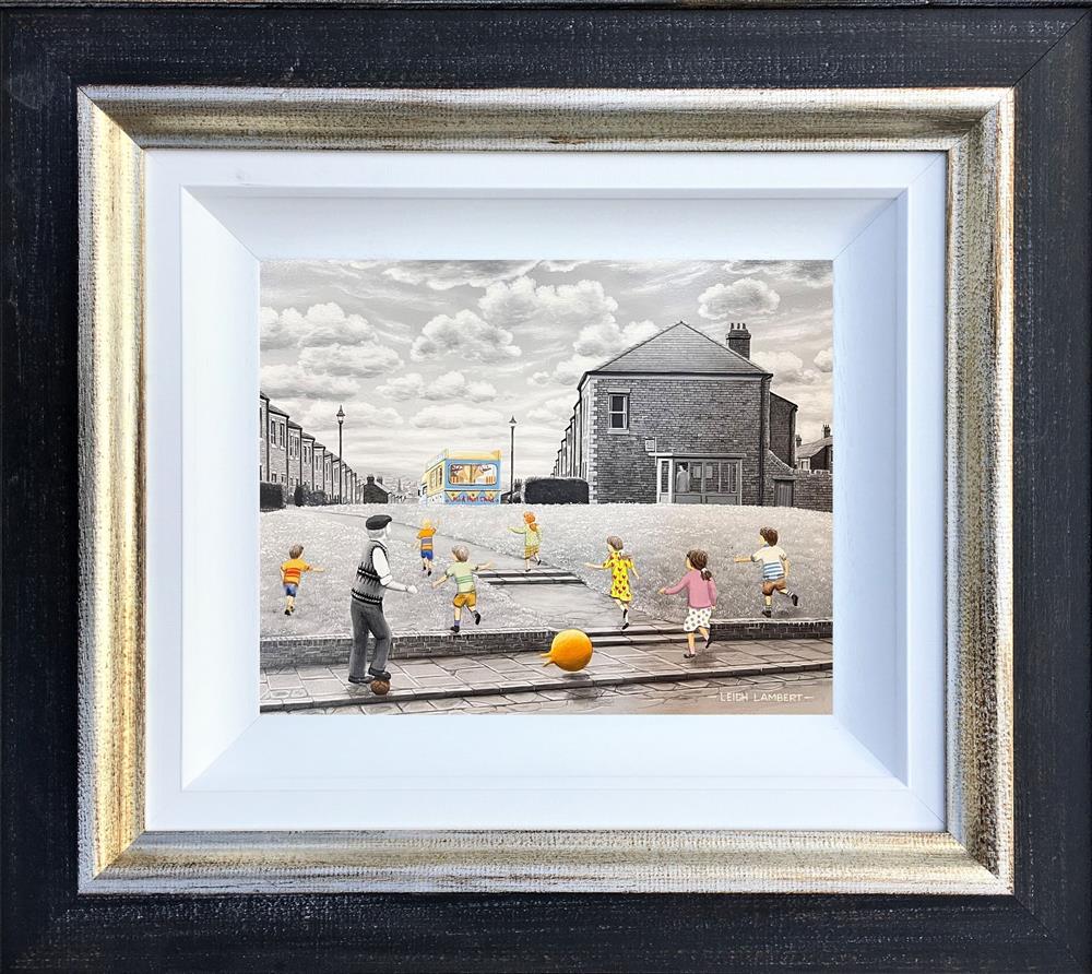 Leigh Lambert - 'He's Getting Away'  - Framed Original Artwork