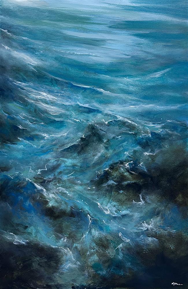 Alison Johnson - 'Hidden Reef' - Framed Original Artwork