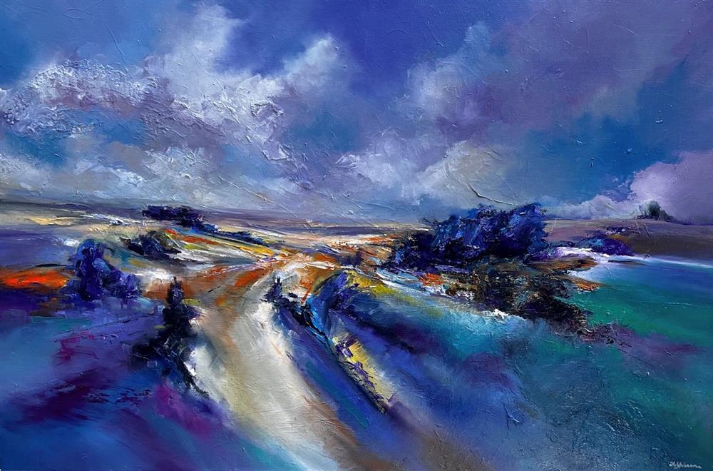 Alison Johnson - 'Hidden Valleys, Open Hearts' - Framed Original Artwork