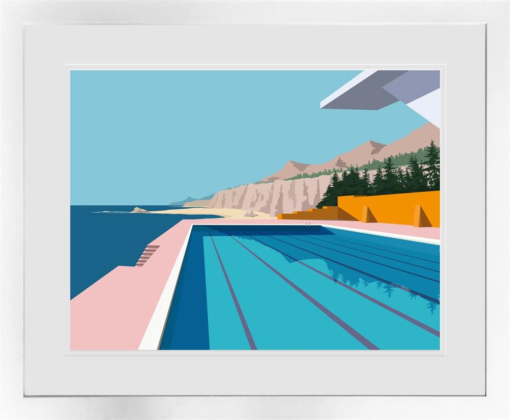 Oshe- 'High Board, High Tide' - Framed Limited Edition