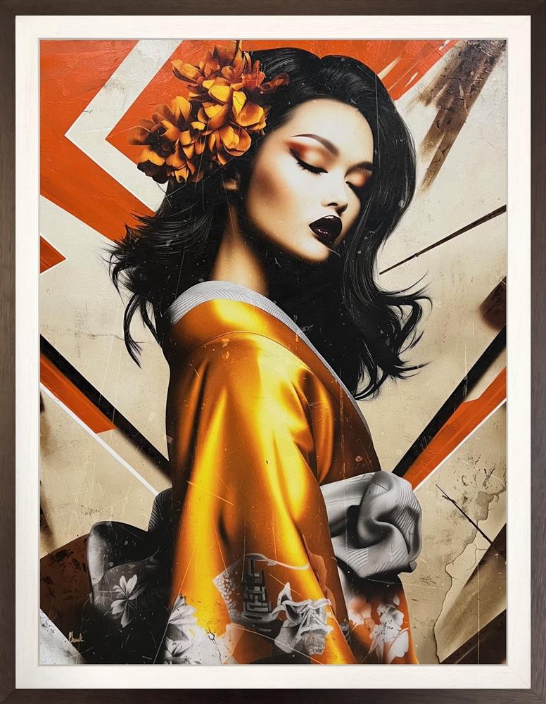 Chuck - 'Hiiro Miko' - Framed Original Art