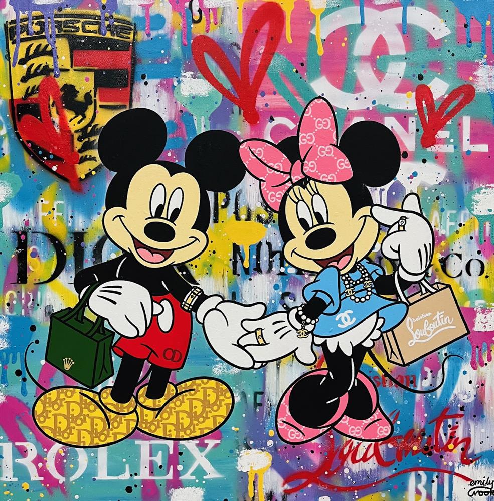 Emily Crook - 'Hold My Hand' - Framed Original Artwork